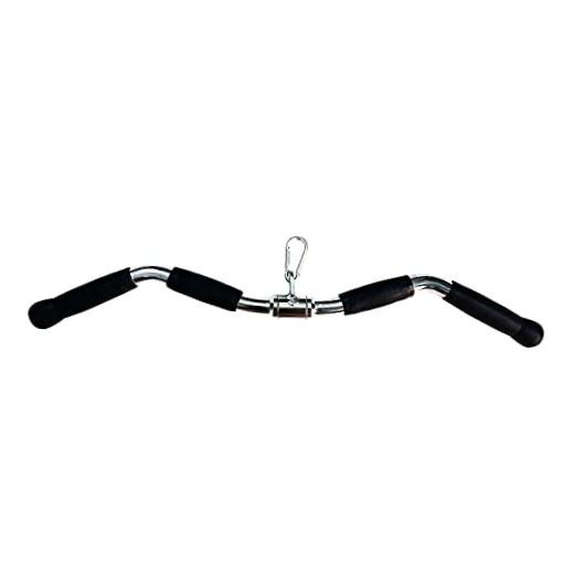 Lat Cable Machine Attachment Curl Pulldown Barbell Revolving Bar, Multi 28 Inch