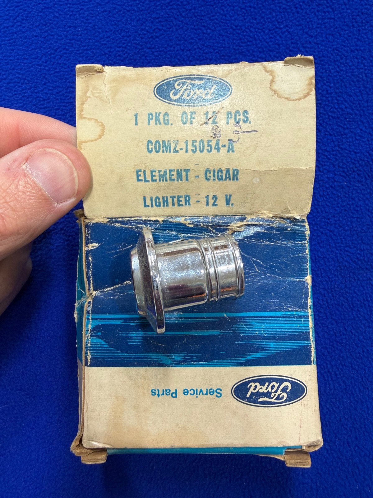 Ford Genuine NOS 12V Cigarette Cigar Lighter Element, Knob C0MZ-15054-A (QTY-1)