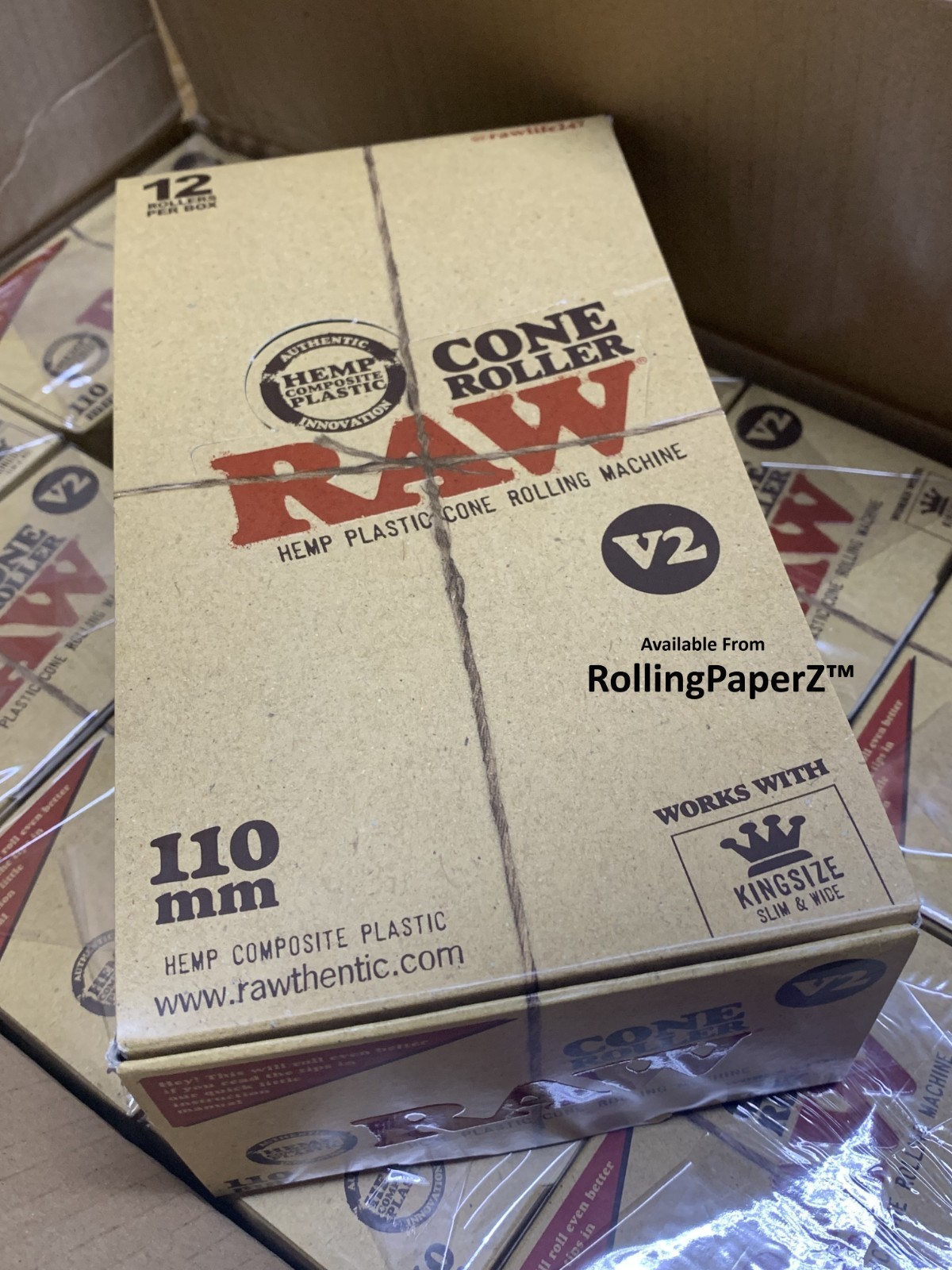 RAW Version 2 CONE ROLLER ROLLING MACHINE Rolls KING SIZE & 1 1/4 Size Cone