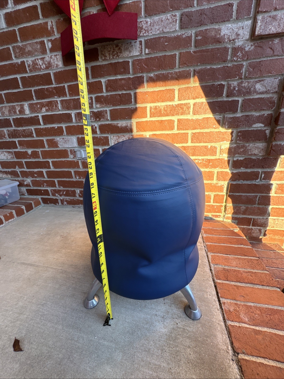 Safco Zenergy Ball Chair Navy Blue