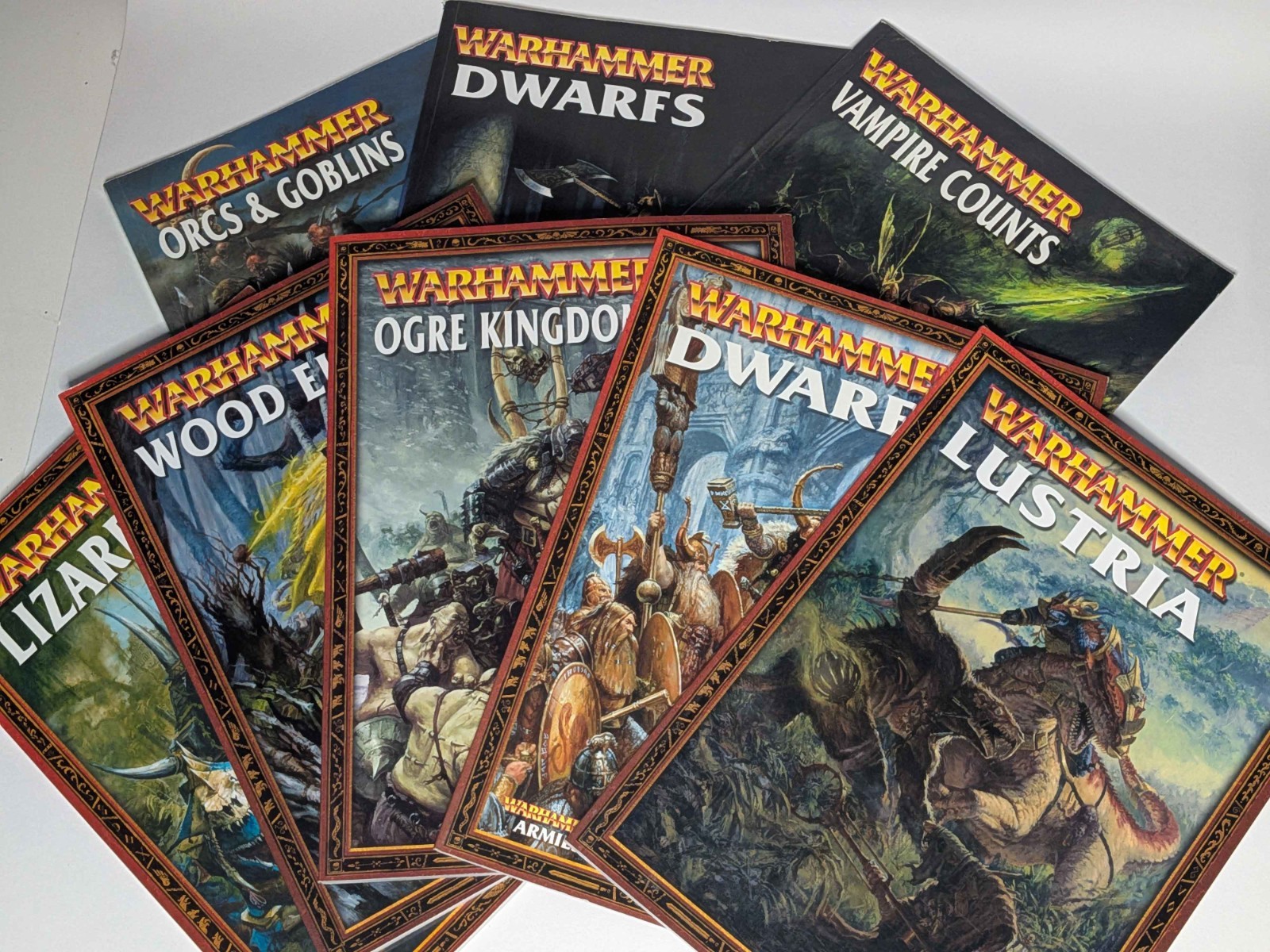 Warhammer Fantasy Battles 6th Edition Army Books 2000-2005 -- You pick