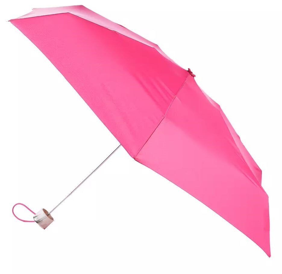 totes Umbrella Classics Micro Mini Manual Open Compact, Magenta - New!