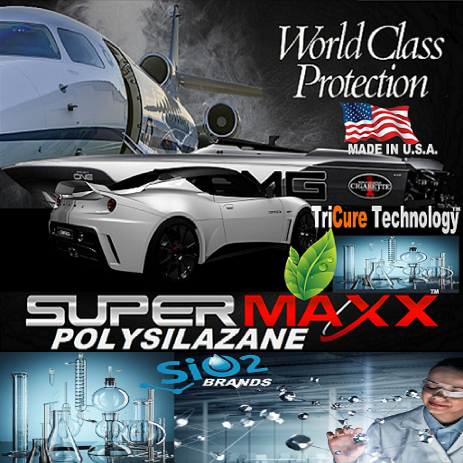 CERAMIC CAR COATING "5 YEAR ADVANCED PROTECTION" POLYSILAZANE TRICURE TECHNOLOGY