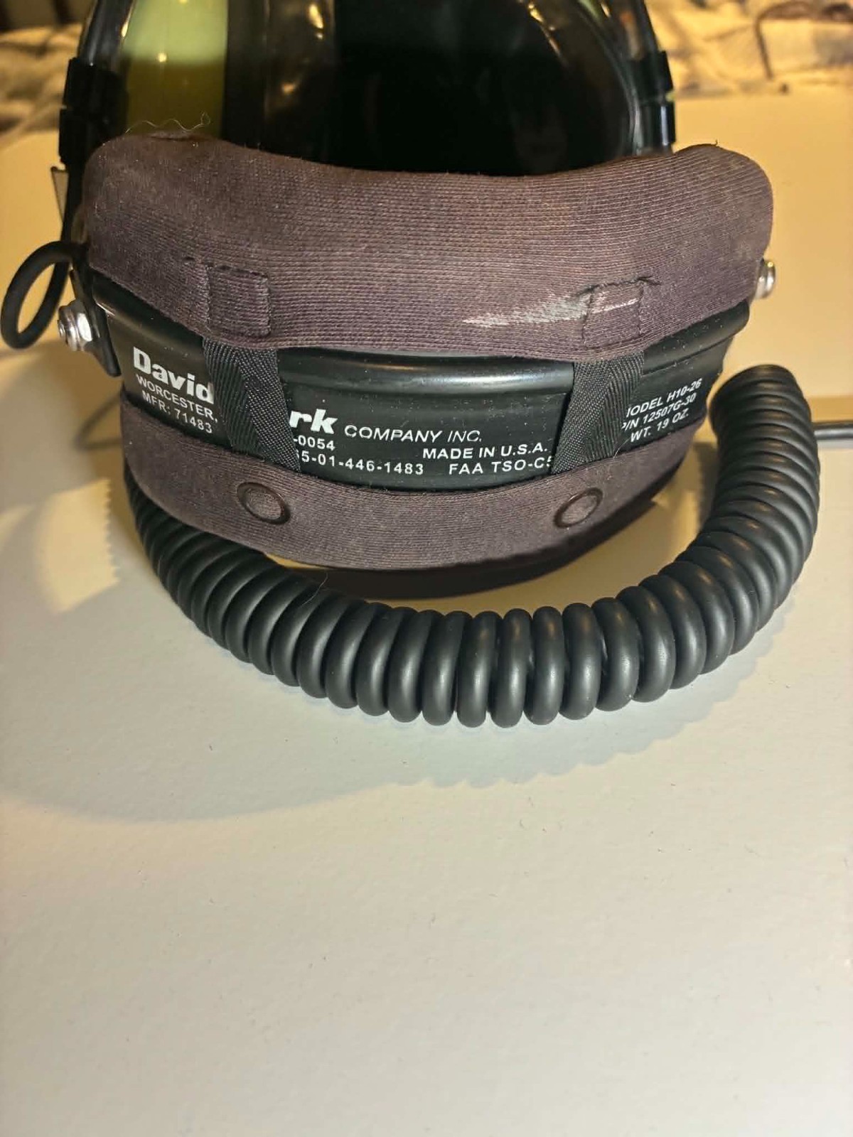 David Clark Aviation Headset - Model H10-26