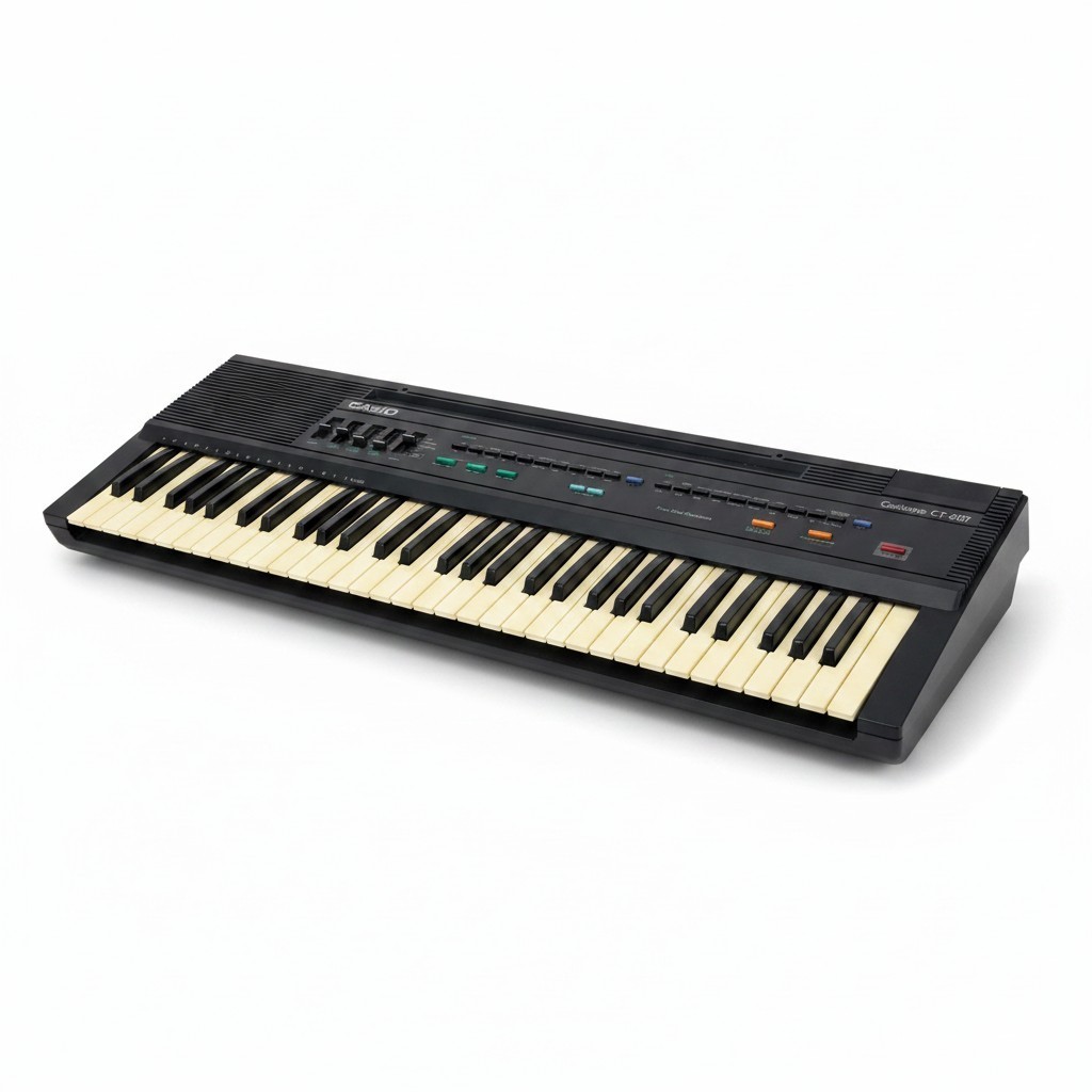 Casio Casiotone CT-607 61-Key Electronic Keyboard Pulse Code Modulation PCM