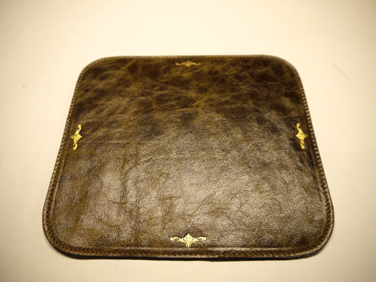 Mouse Pad. Leather, Unique Made in USA