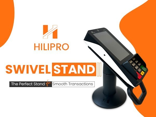 Swivel Stand for Pax S300 - Sturdy Metal - 4.7" Tall - Swivel and Tilts
