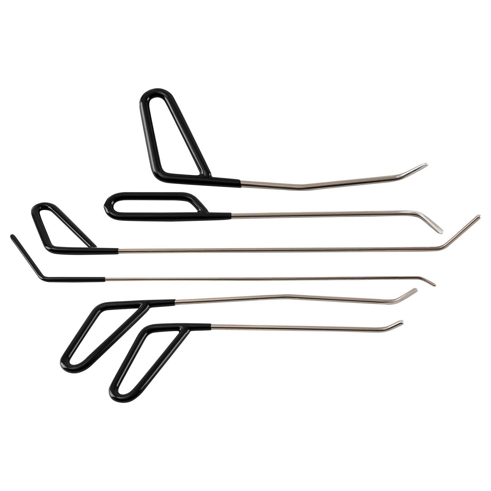 6pcs Paintless Removal Tool Stainless Steel Dent Repair Rods Kit 26-57cm
