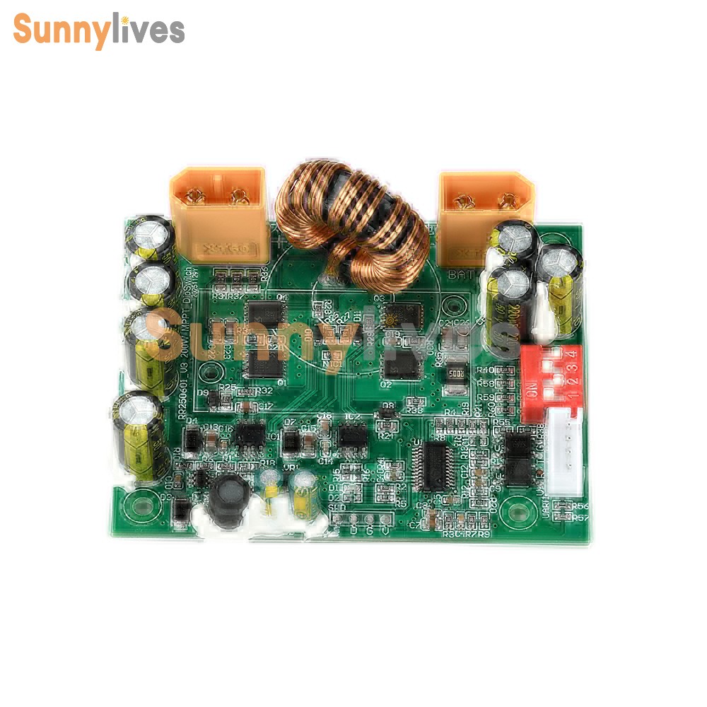 100W MPPT Smart Solar Controller DIP Switch for 12V 24V Energy Storage Systems