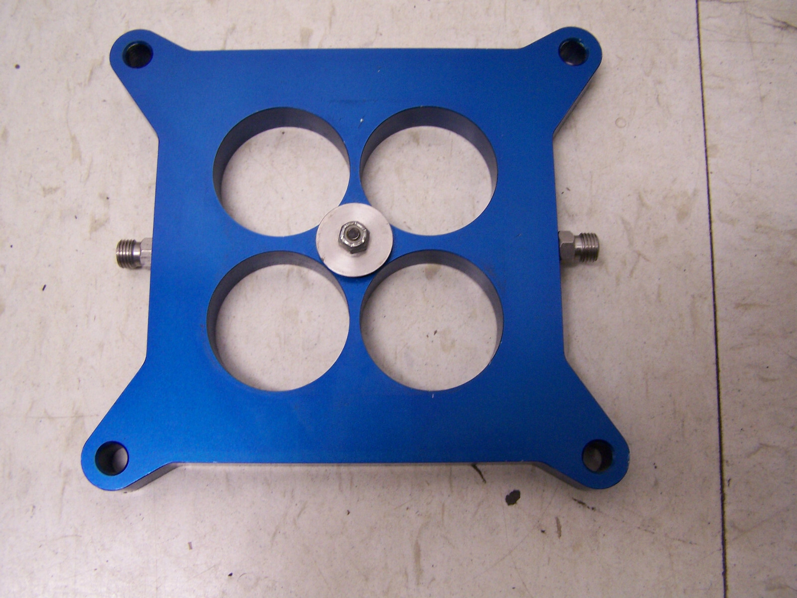 SPEEDTECH NITROUS PLATE 4150 Diffuser with mounting bracket N20 NOS USED