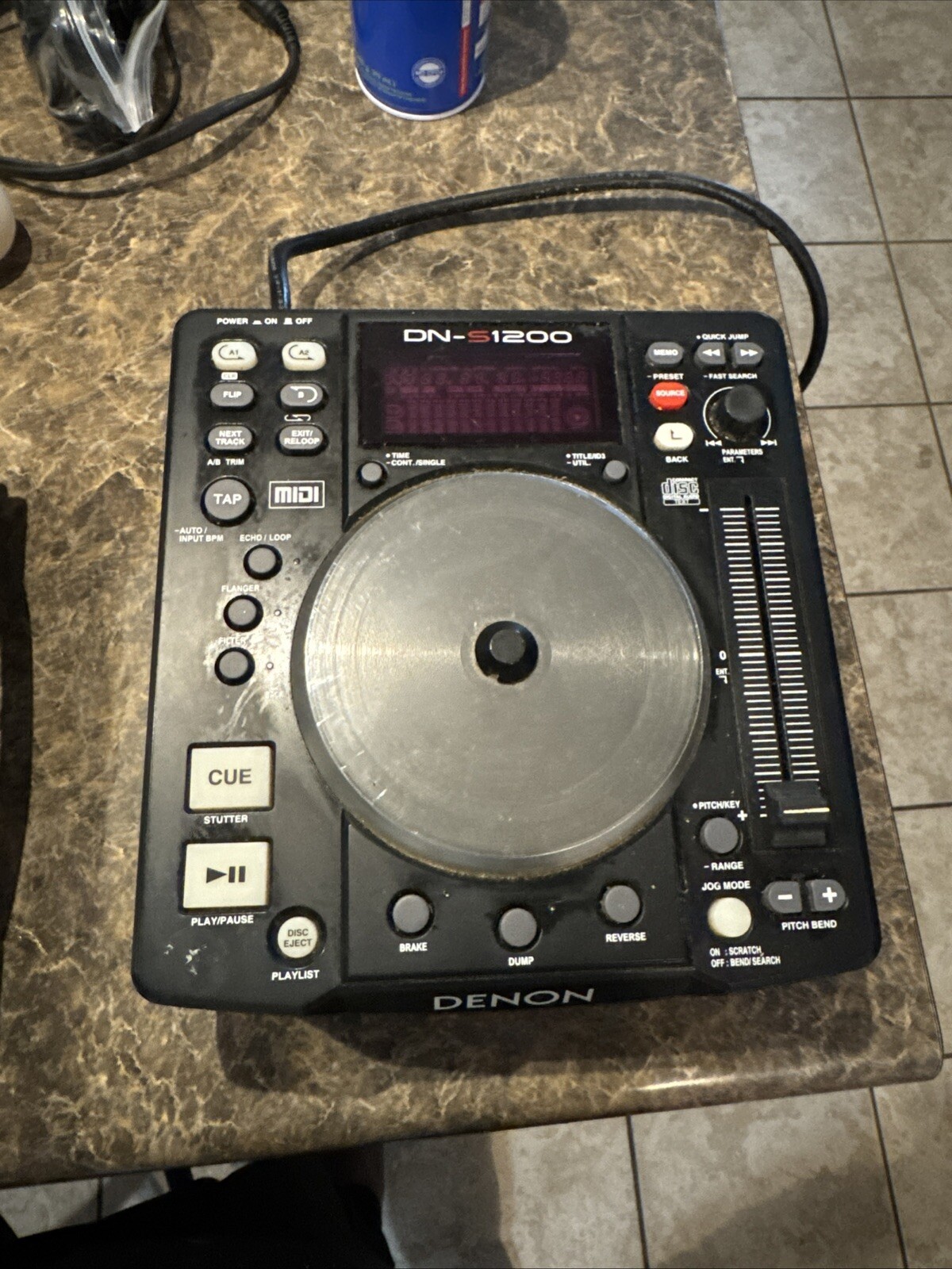 DENON DN-S1200 DJ Multi Player Digital Turntable Controller USBB-USBA