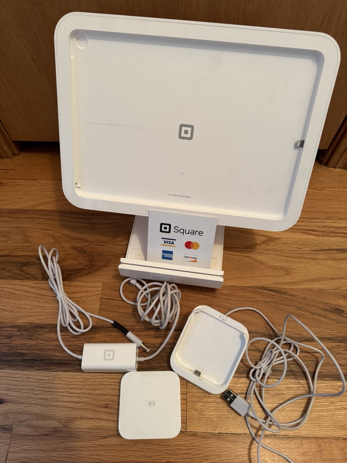 Square POS Terminal Stand White
