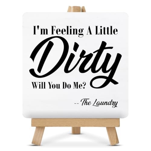 Laundry Sign Laundry Room Decoration Farmhouse I'm Feeling a Little Dirty Will