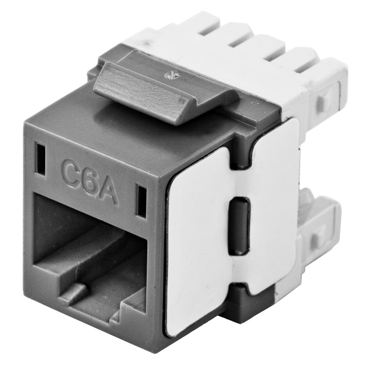 Hubbell HJ6AGY Gray Cat6A Data Jack Lot of 25 HJ6A