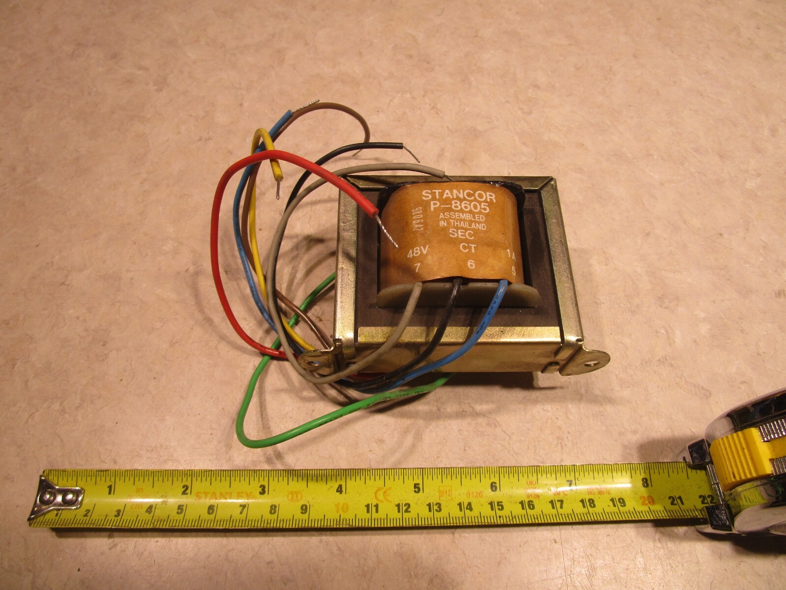 STANCOR P-8605 FILAMENT TRANSISTOR TRANSFORMER, T0302