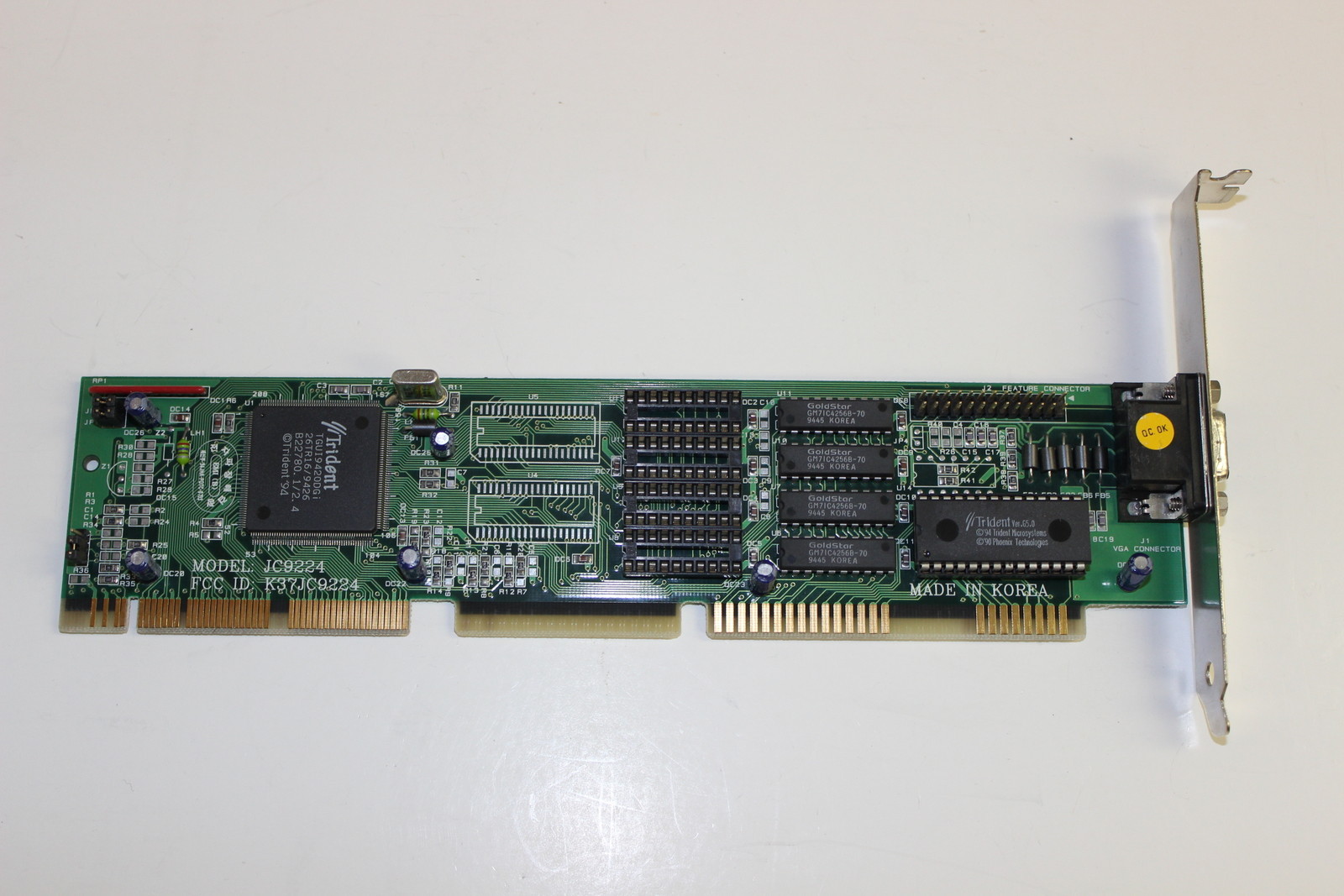 TRIDENT JC9224 VLB 512K TGUI9420DGI VIDEO ADAPTER