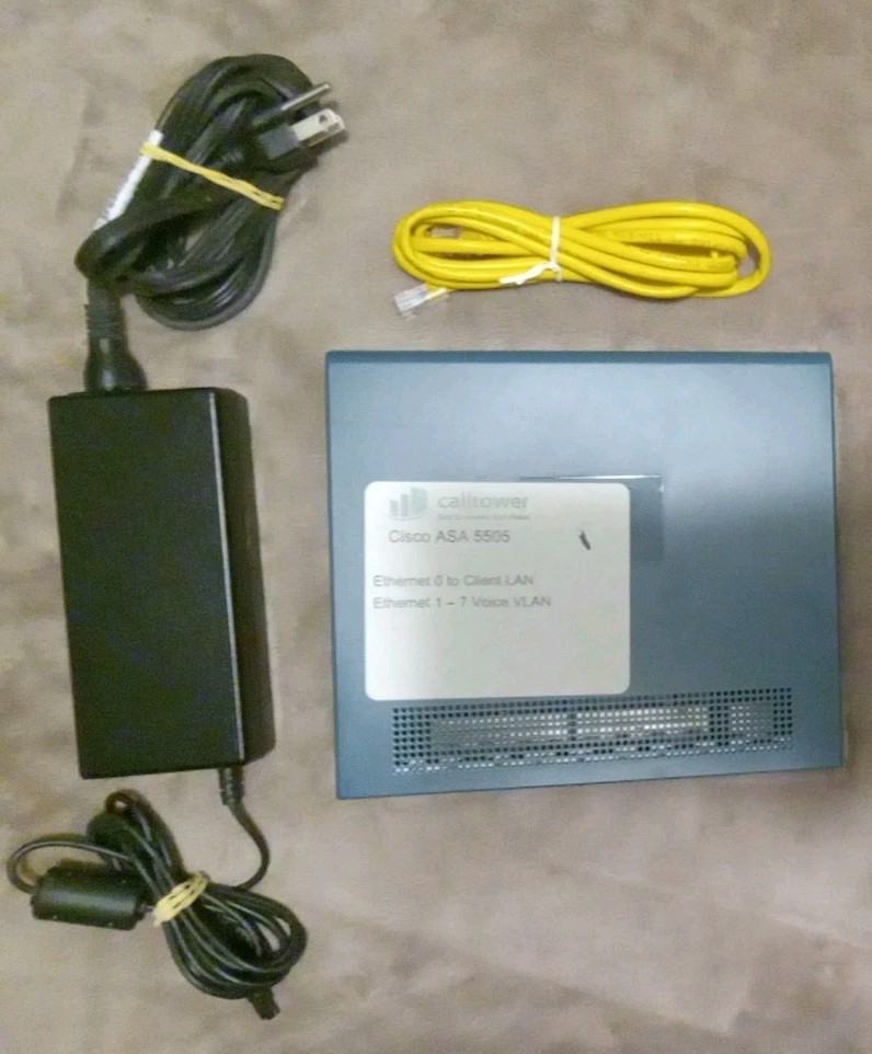 Cisco ASA 5505 Series ASA5505 V13 Adaptive Security Appliance Firewall w/plug