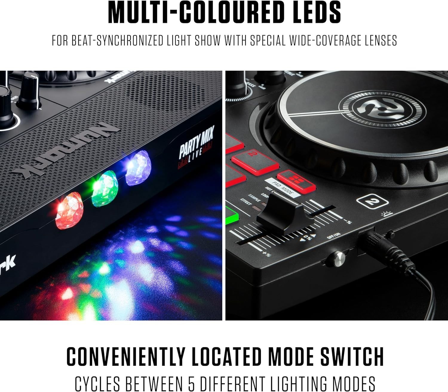 Compact DJ Controller with Integrated Audio Interface