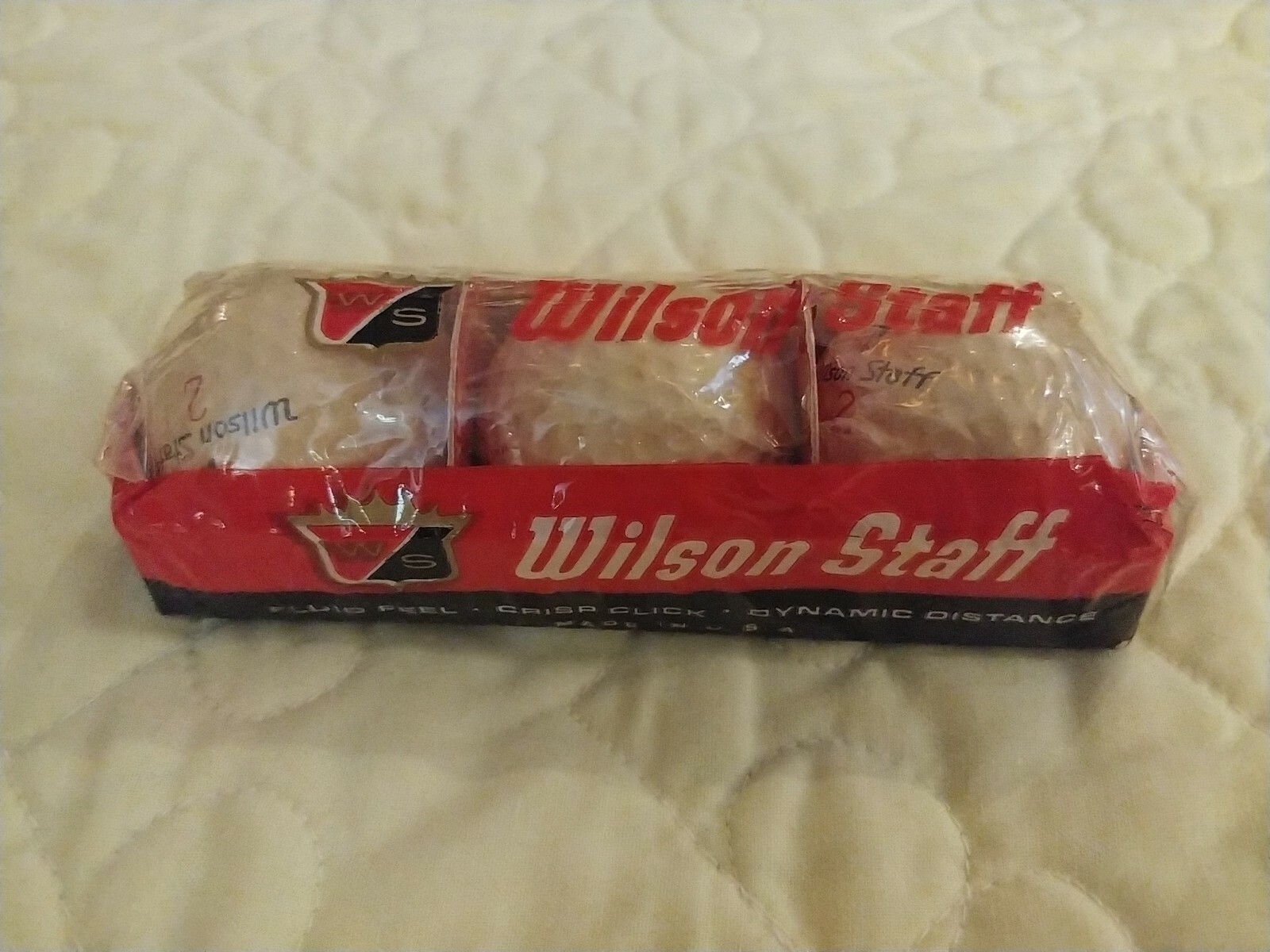 VINTAGE WILSON STAFF Golf Balls Sleeve