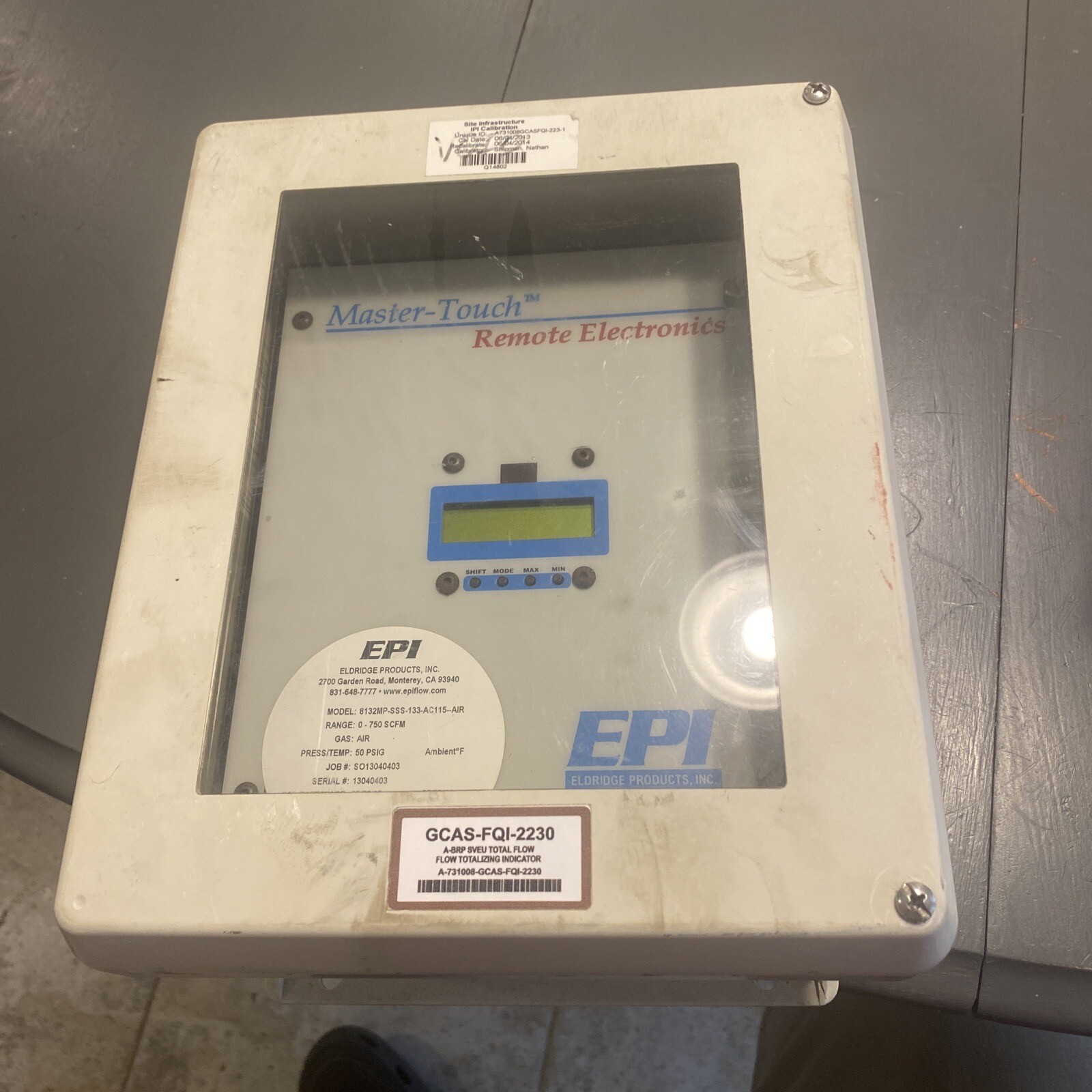 EPI Master-Touch Series Remote Electronics 8132-SSS-133-AC115