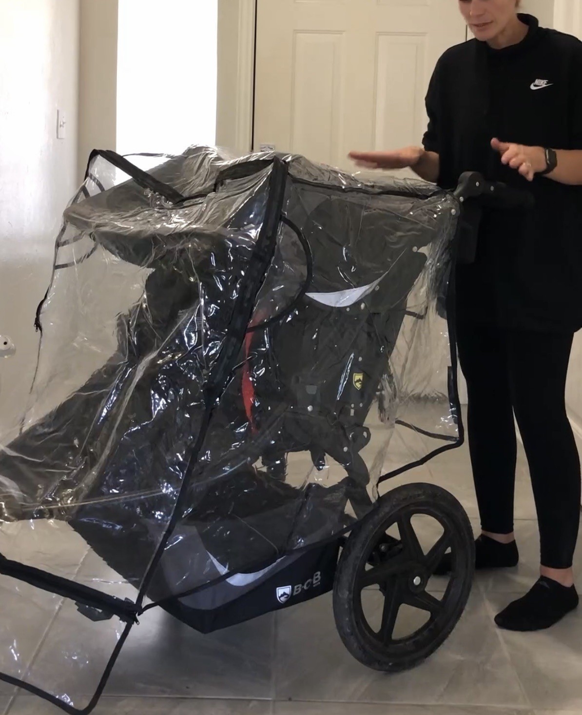 Rain Cover for Double Stroller