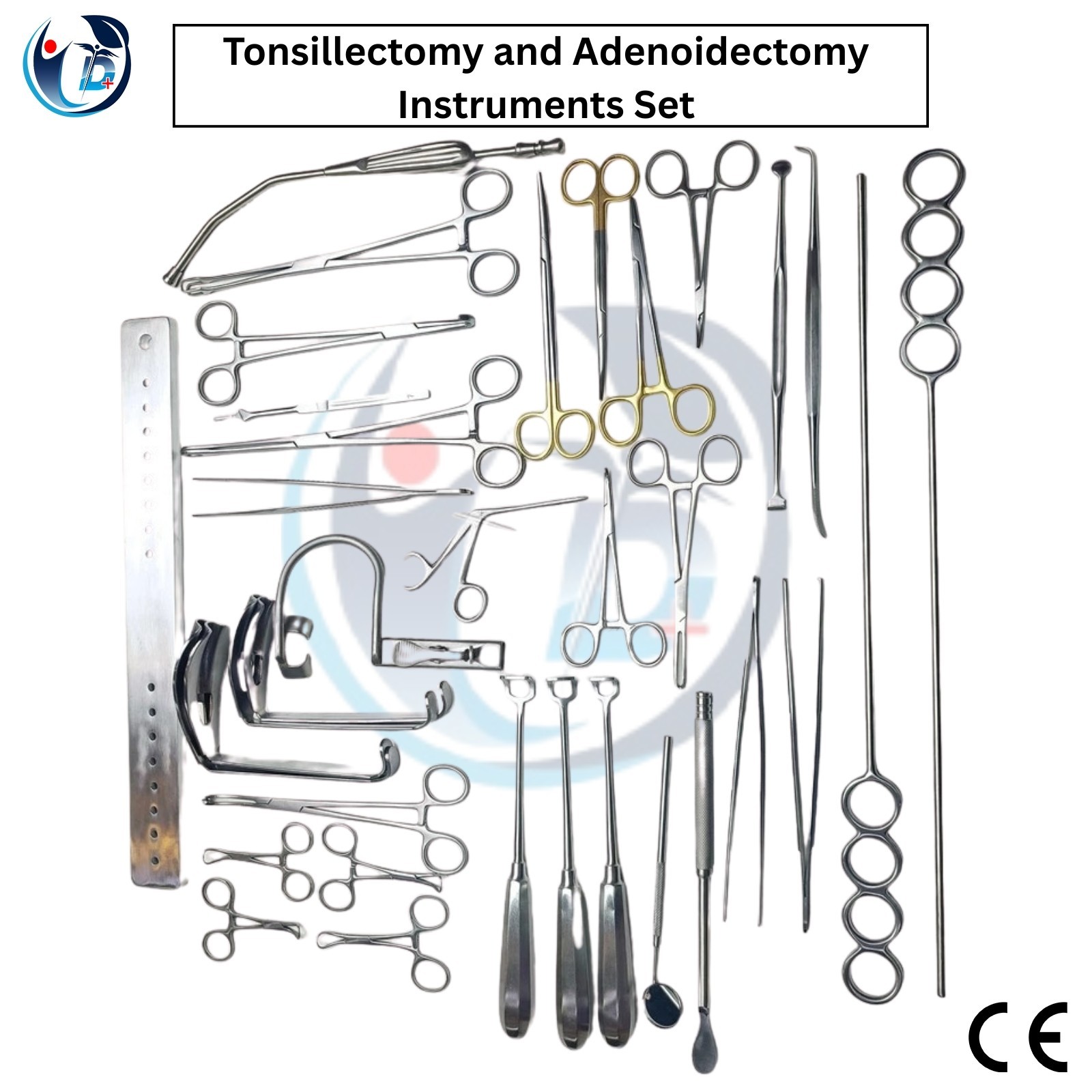 Tonsillectomy and Adenoidectomy 30 pcs kit Surgical Instruments Set