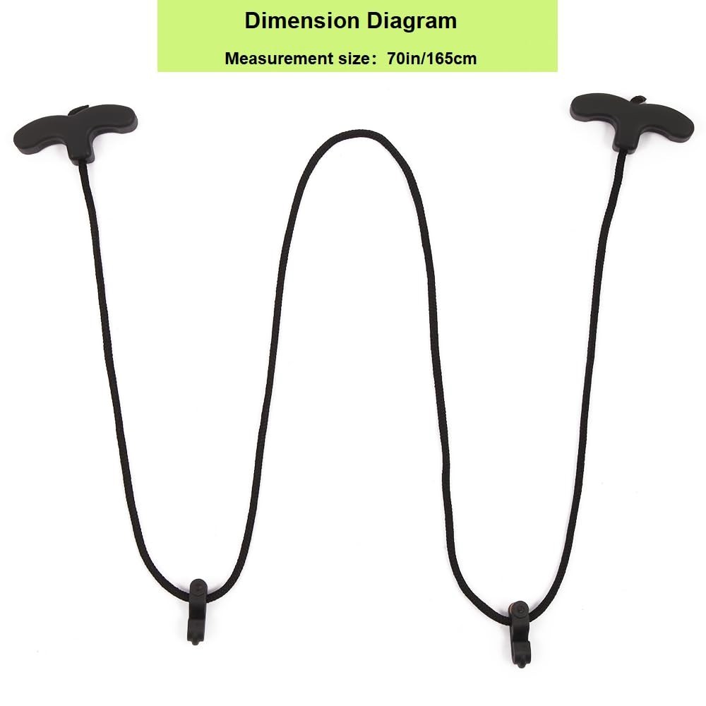 Crossbow Pull Cord Crossbow Cocking Rope Device Double Handle Crossbow String Pu