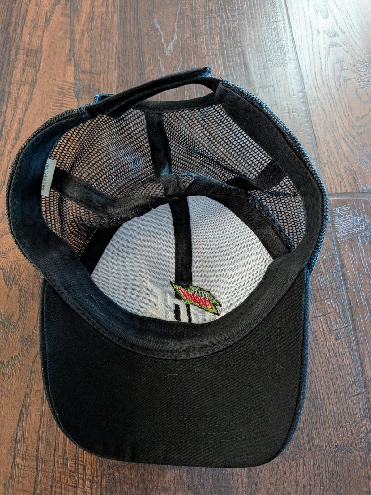 Mountain Dew Ice Hat Black Mesh Pre Owned