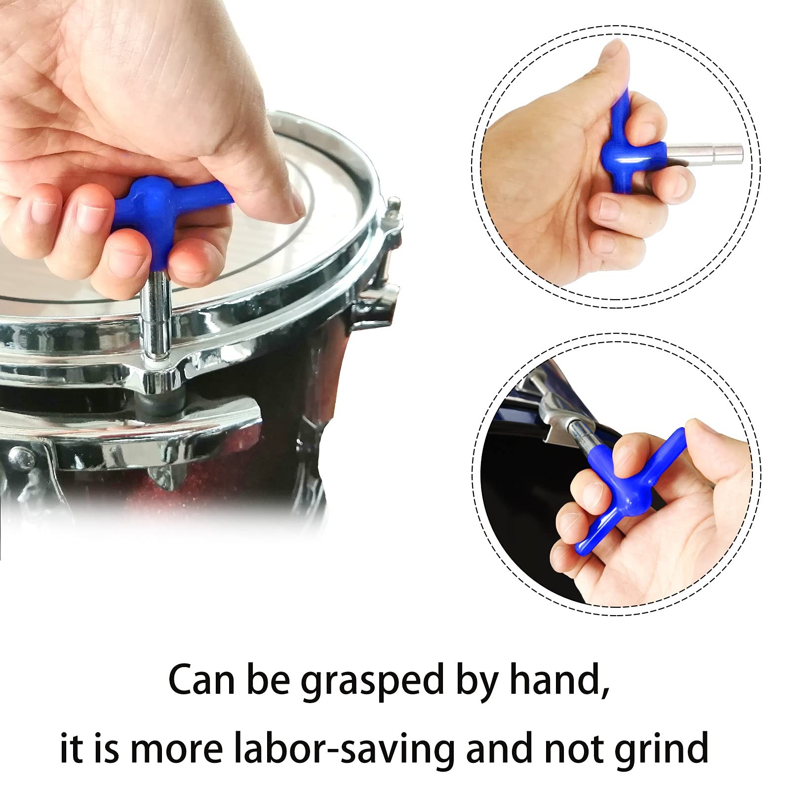 EASTROCK High Torque Drum Keys with More Advanced Material Rubber And Plastic...