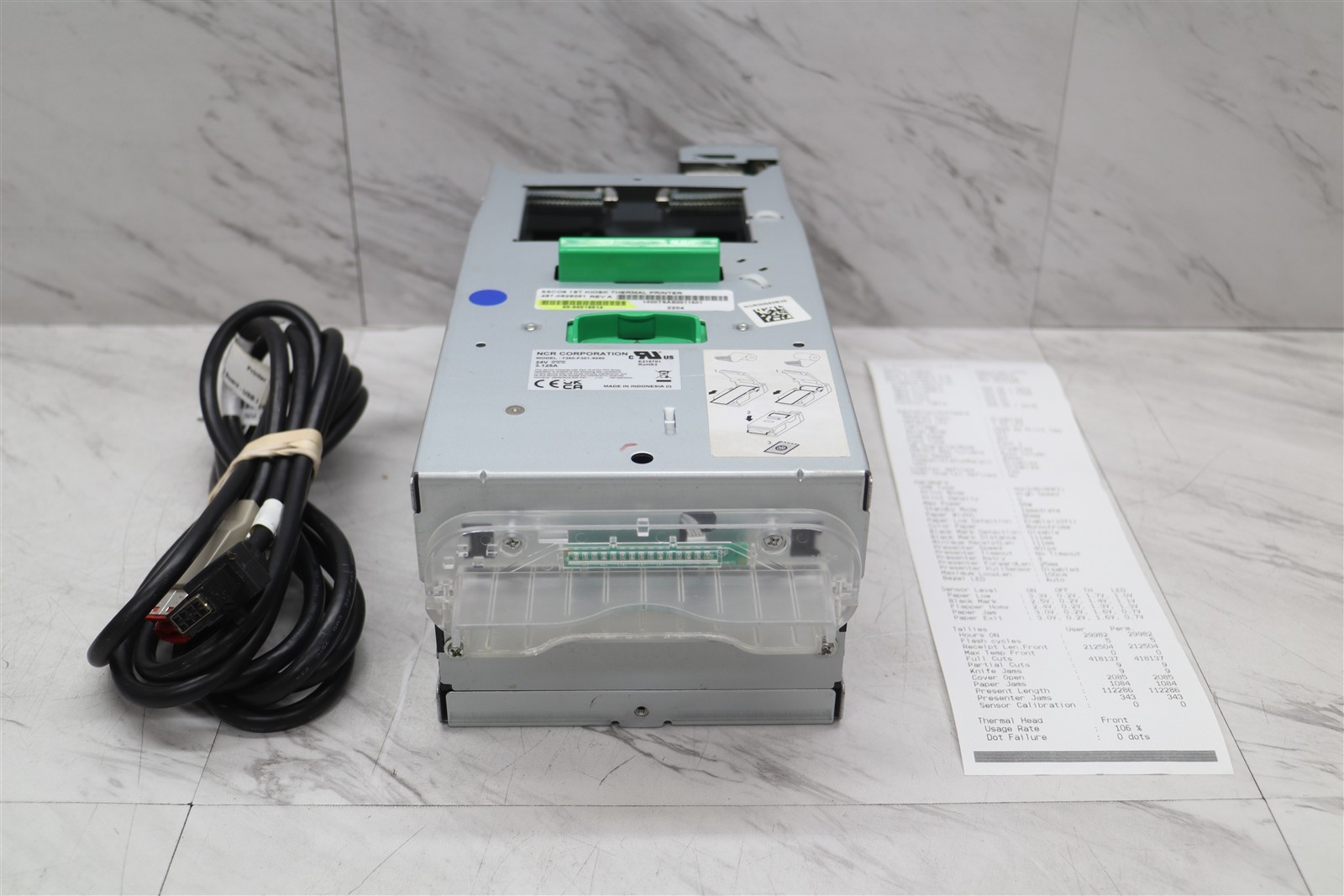NCR 7360-F301-9090 SSCO6 FastLane SelfServ Checkout Kiosk Thermal Printer