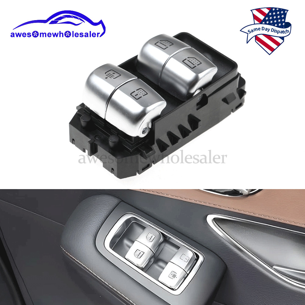 Power Window Switch Rear Right/ Left for Mercedes-Benz W222 S550 S600 2229051505