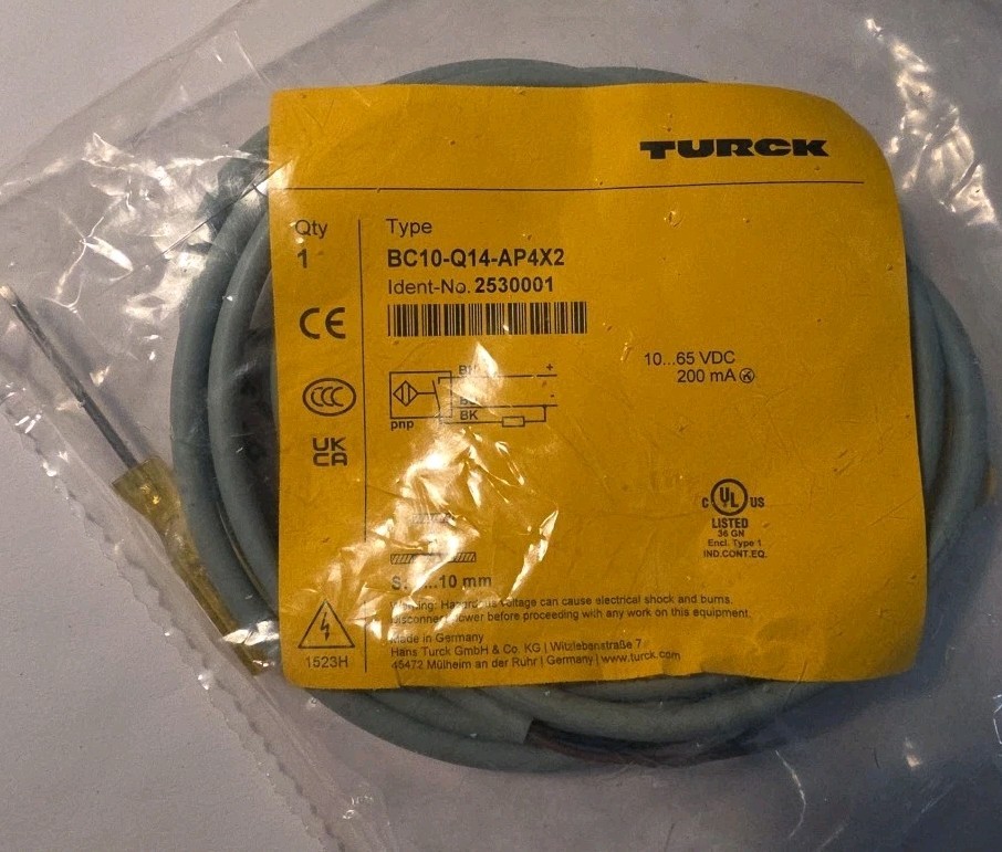 Turck BC10-Q14-AP4X2 Capacitive Sensor 2530001 New Retail Package Free Shipping