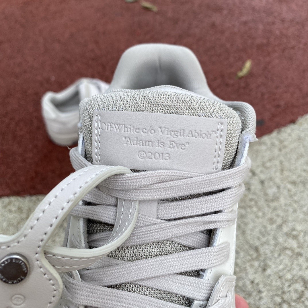 OFF-WHITE Out of Office Low "White Light Grey"