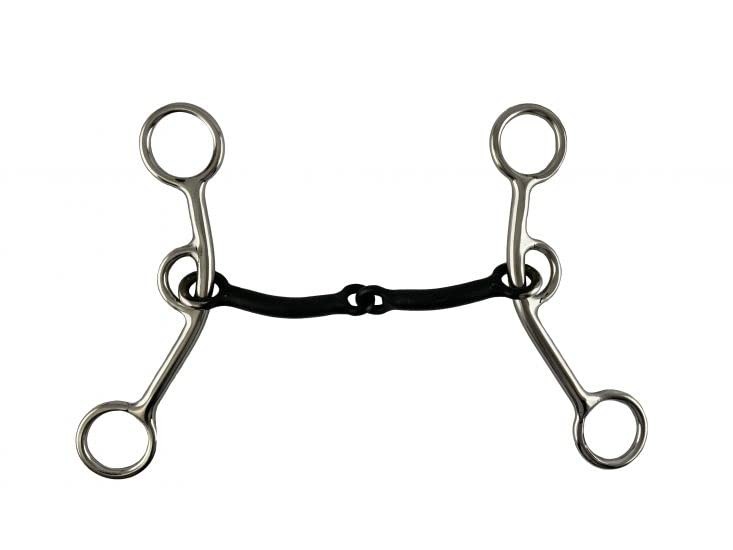 Showman Stainless Steel 5" Sweet Iron Broken Mouth Bit