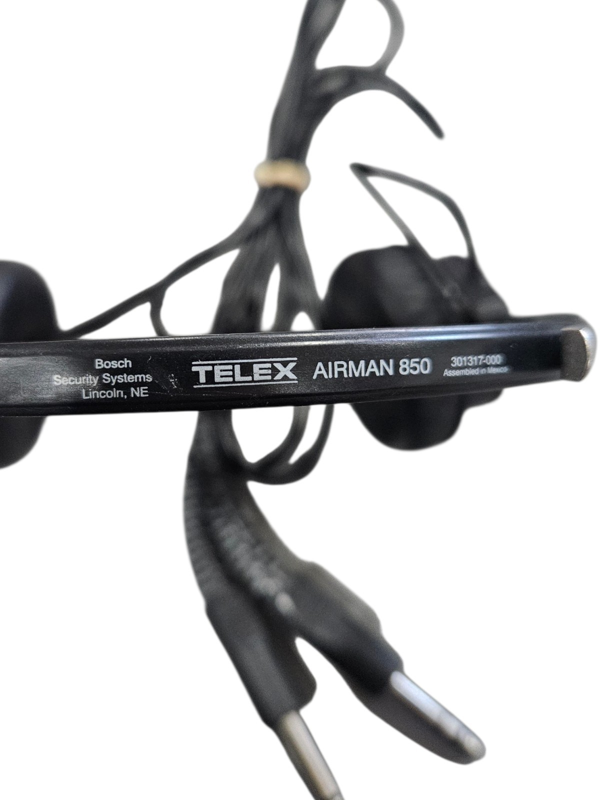 Telex Airman 850 Aviation Headset Dual Plug