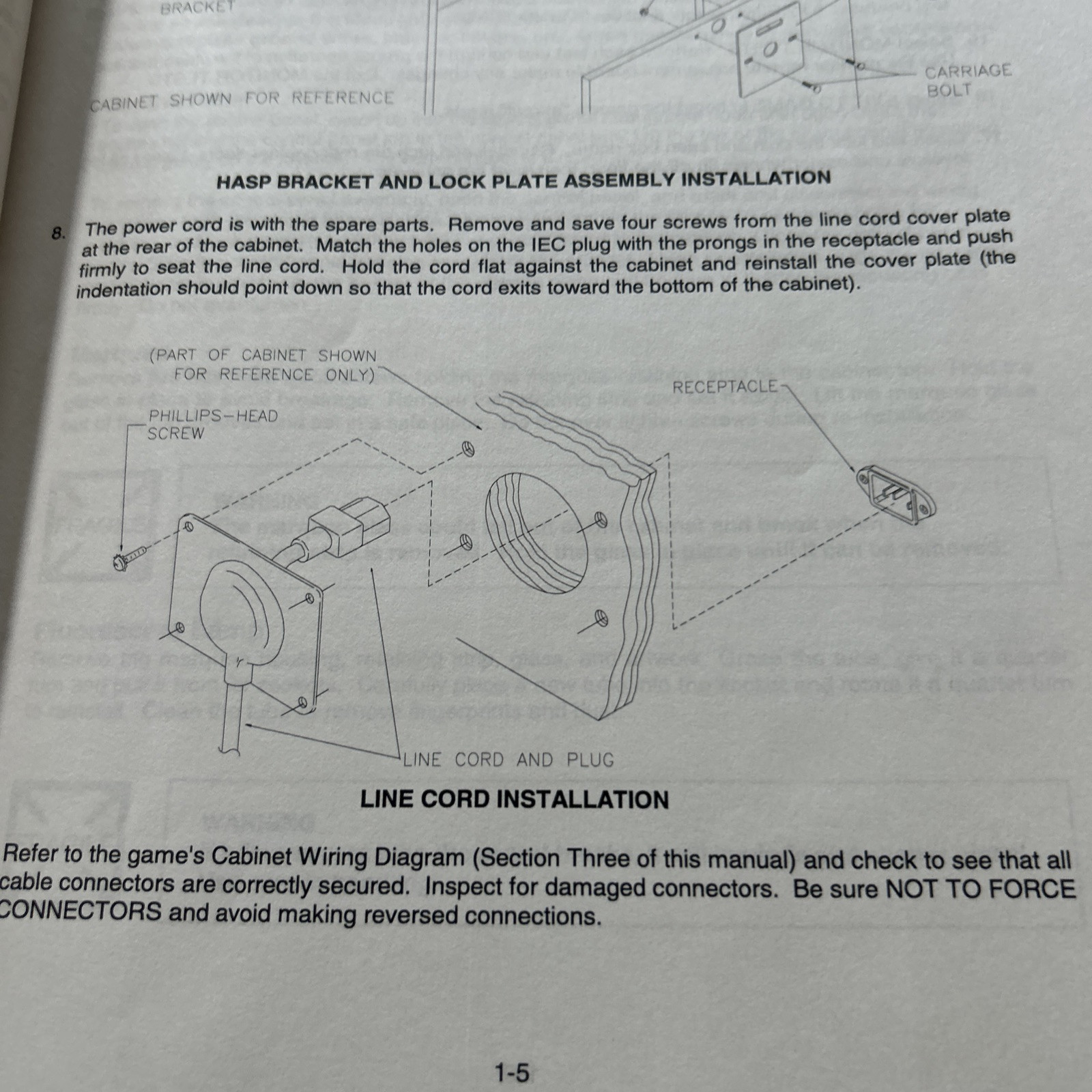 Original Factory War Atari Arcade Video Game Owners Manual