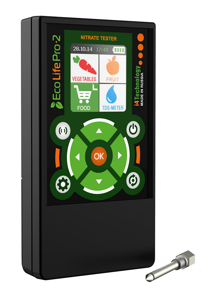 Portable Nitrate Meter and TDS Meter - Ecotester, Food Detector for Fruit, Meat
