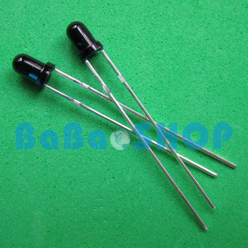 10pcs ~ 1000pcs 3mm 940nm IR Infrared Receiver Diode Photodiode LED Lamp
