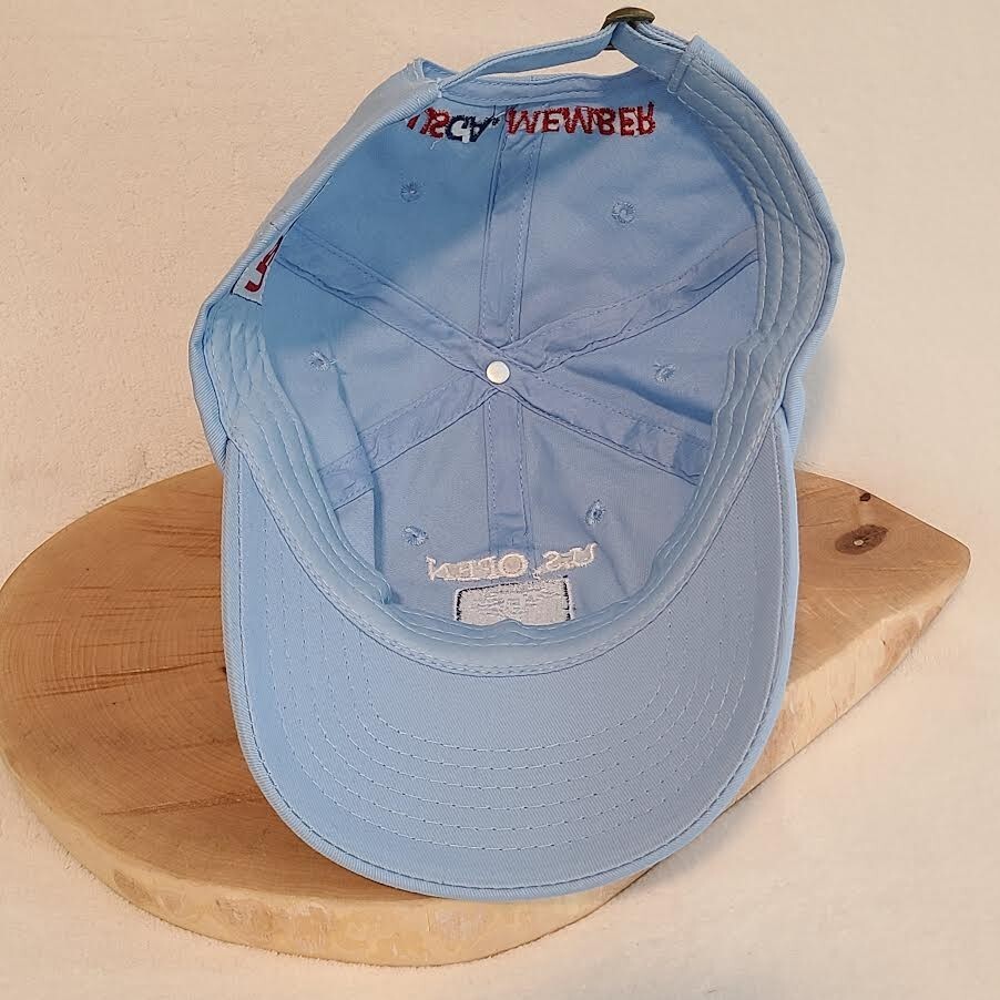 2019 Pebble Beach US Open Golf Hat Light Blue USGA Member Strapback OSFM
