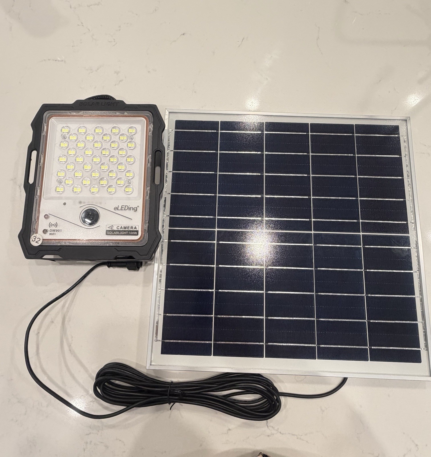 Solar Motion Sensor 1080P WiFi IP Camera CCTV APP Control LED Security Light