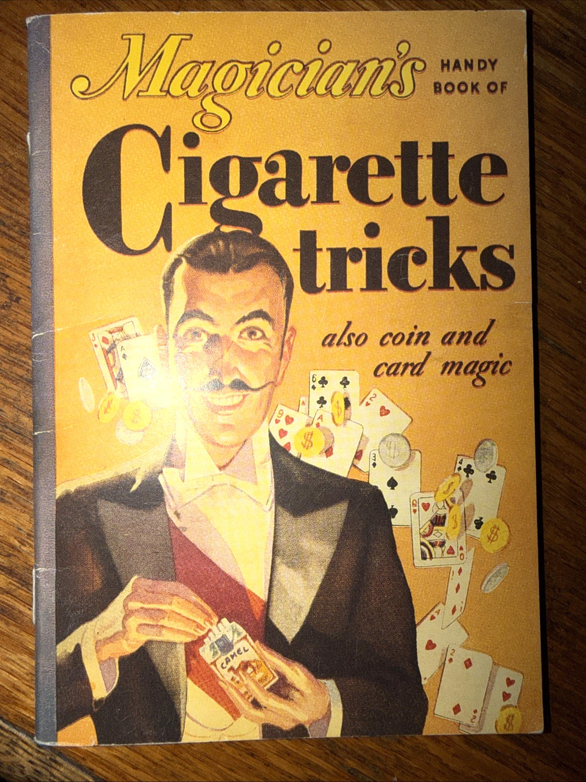 Camel Cigarettes Magician’s Handy Book of Cigarette Tricks Tobacciana Booklet