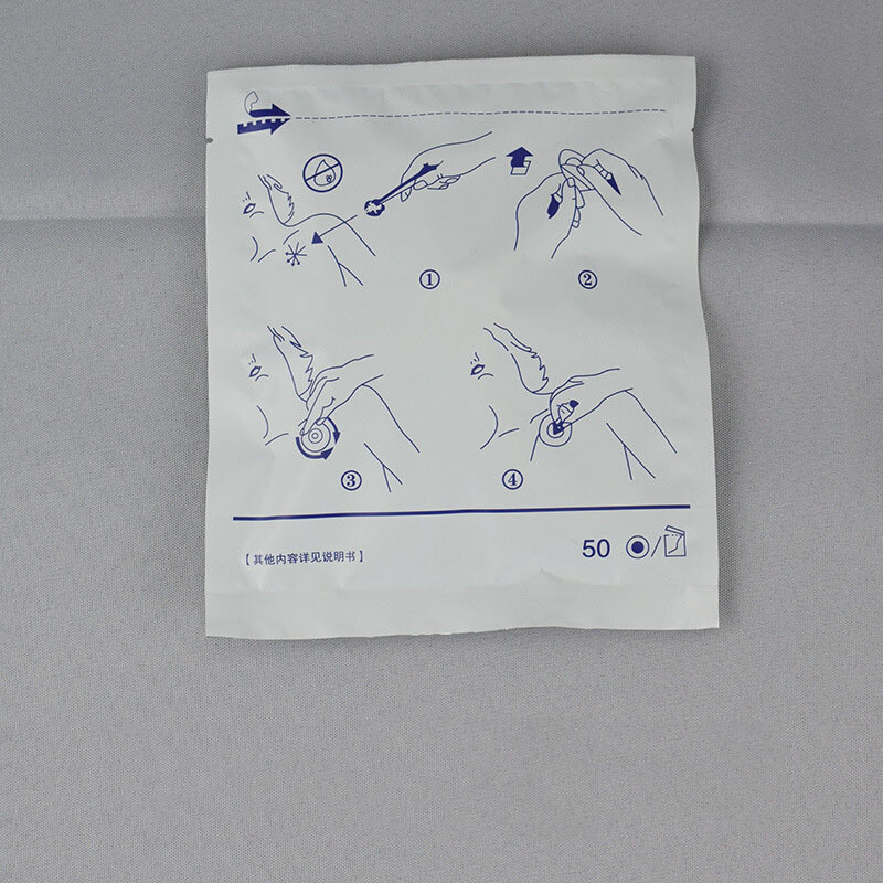 250Pcs Electrode Pads Snap On Replacement For ECG EKG Heart Monitor