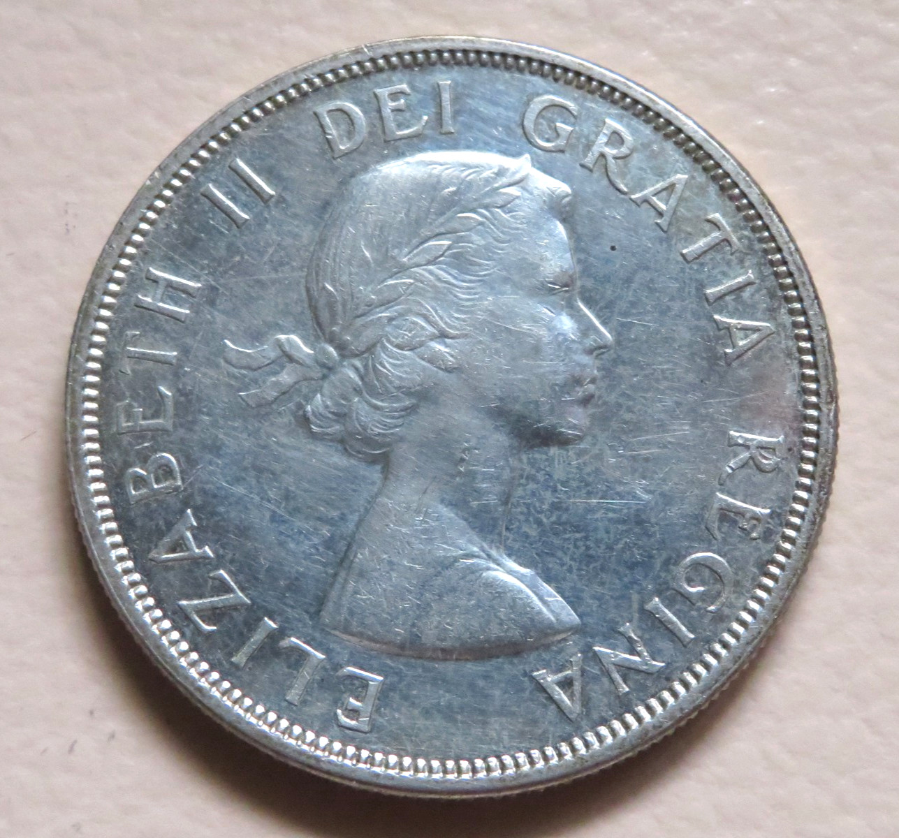 Canada. 1961 Silver - 1 Dollar.. EF/gEF - Full Lustre