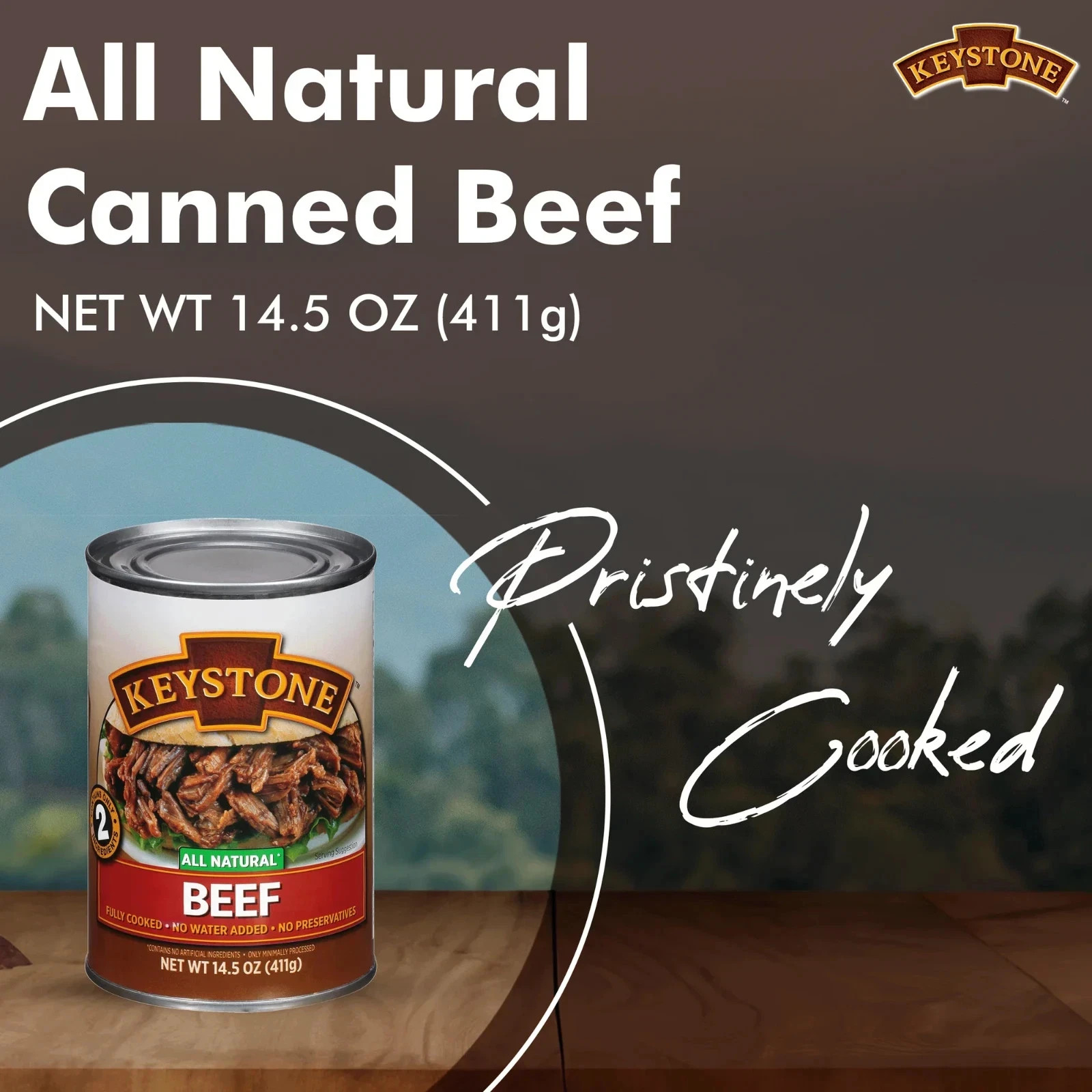 Keystone All Natural Beef, 14.5 oz Can...