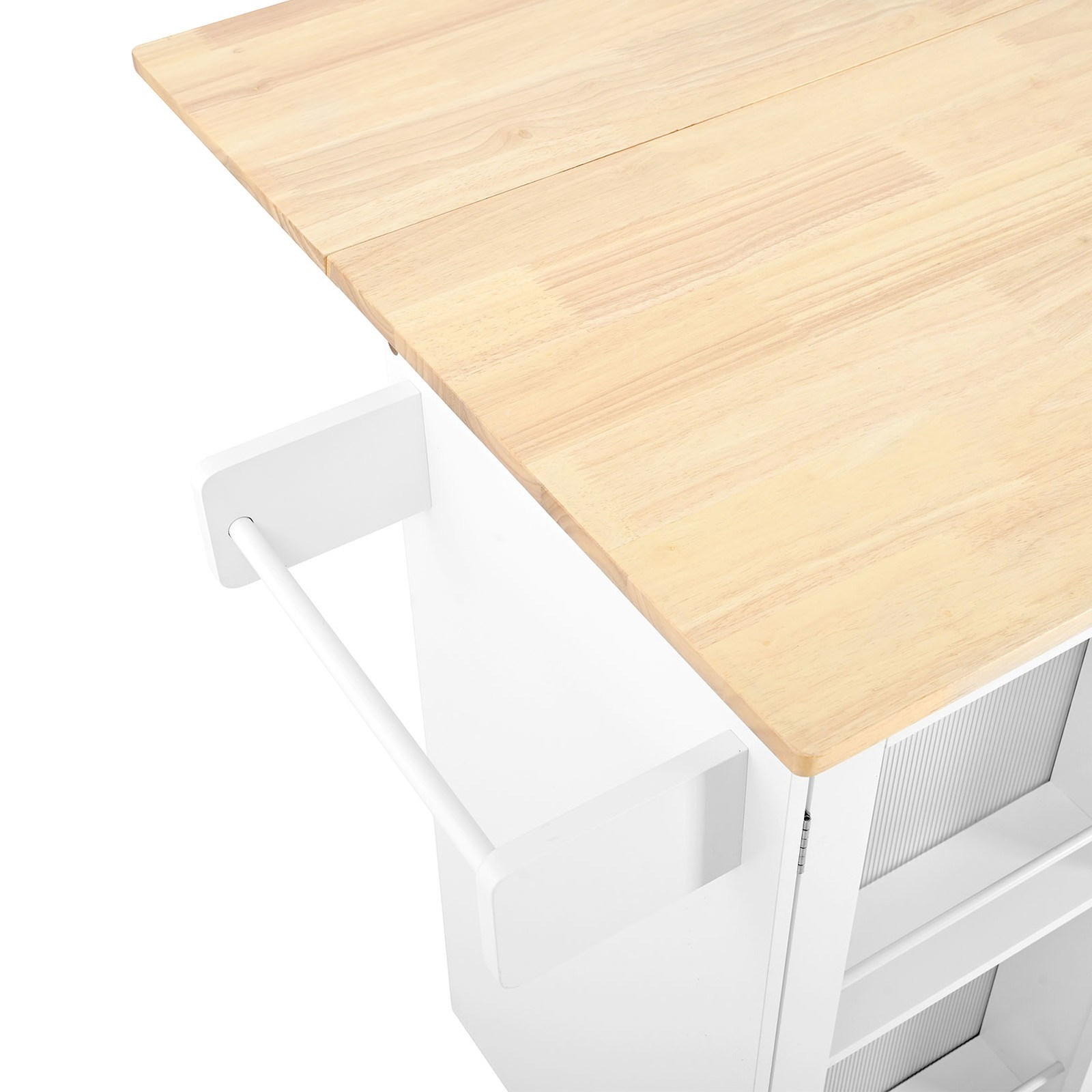 Rolling Kitchen Island Cart on Wheels Kitchen Trolley with Drawers Storage
