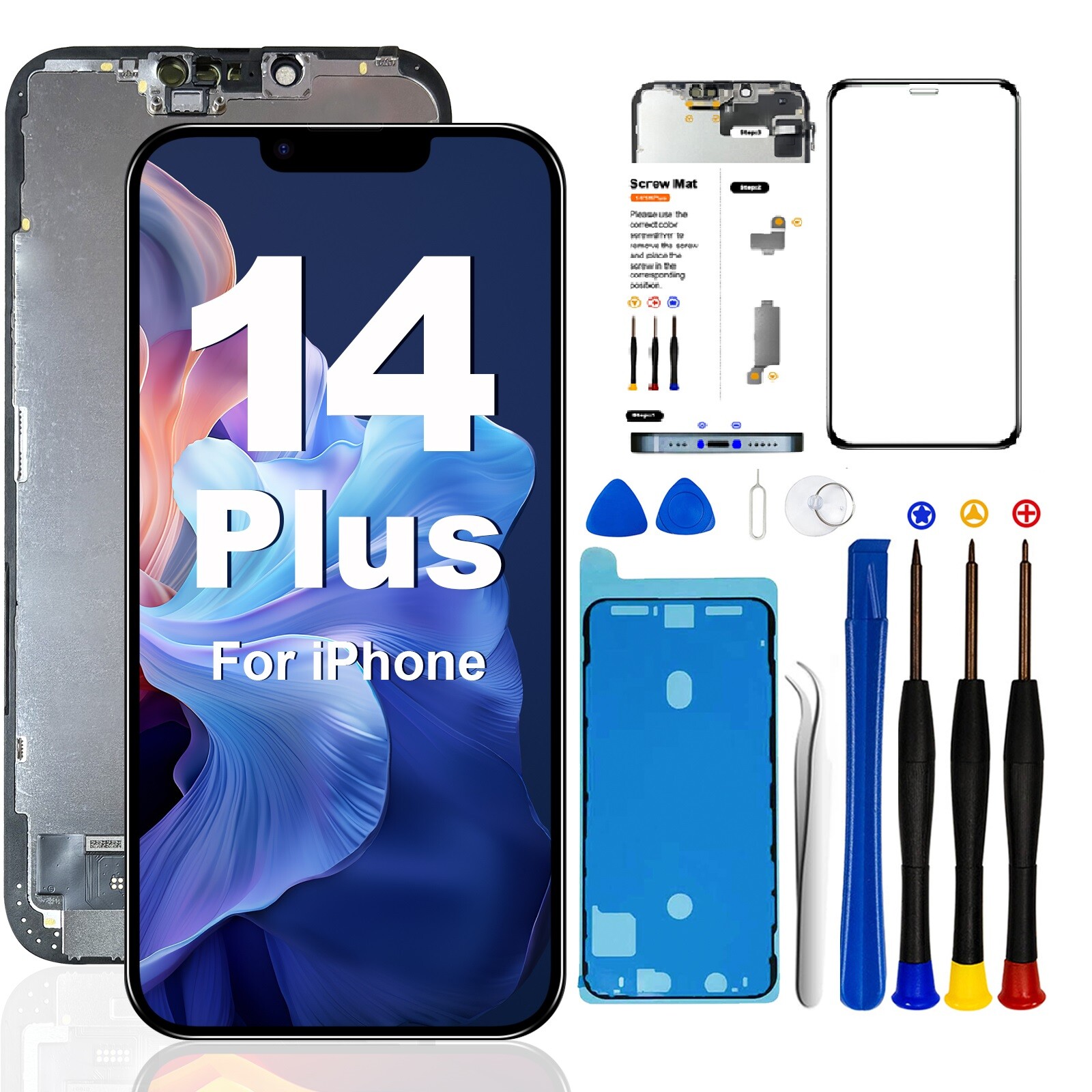 For iPhone 14 Plus Screen Replacement LCD Display Touch Digitizer Assembly Tools
