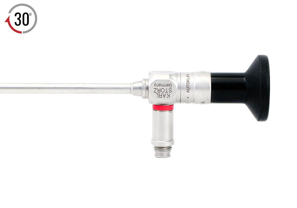 Karl Storz 5.0 mm 30º HOPKINS® II Autoclavable Telescope, 29 cm, Red