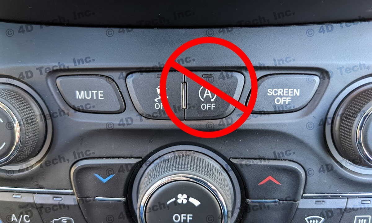 Start Stop Eliminator - Jeep Cherokee - Never push the auto stop button again!
