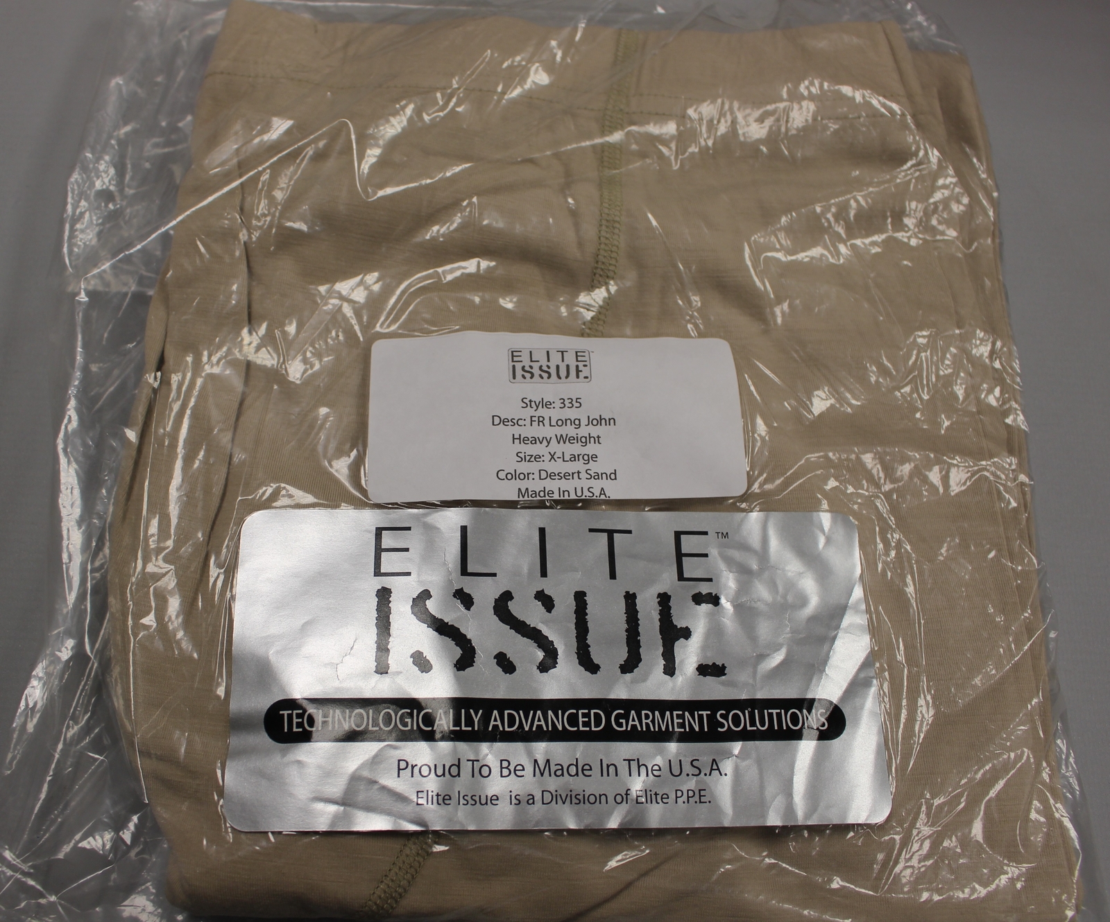 Elite Issue FR Light Weight Long John Pant - X-Large - Style 247 - New