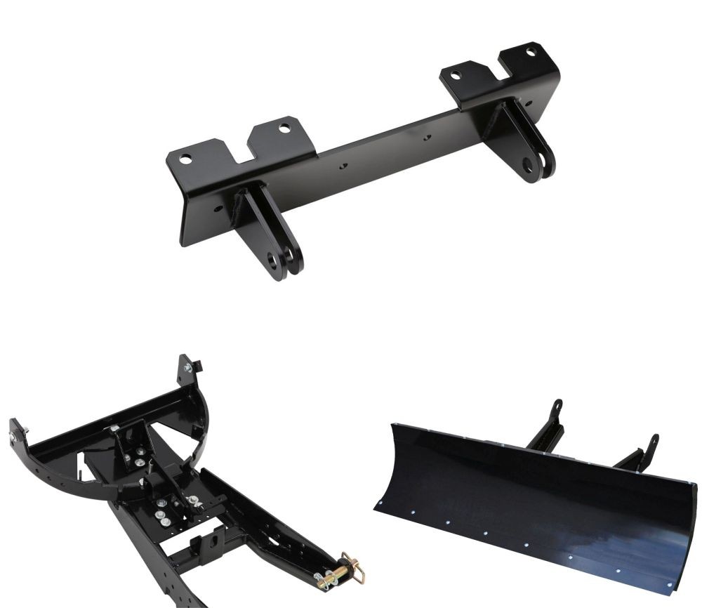 Denali Black 60" Straight Blade UTV Snow Plow Kit For Kubota RTV1100 2011-2012